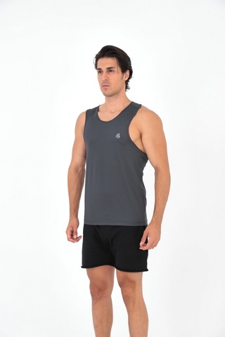 Baykim Sports Wears Baykim Erkek Sporcu Atleti Koyu Gri