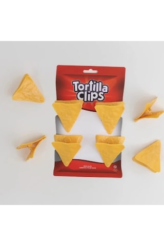 Dodes Cips Şeklinde Poşet Klipsleri Çok Renkli