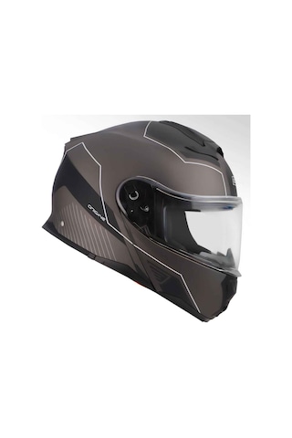 Origine Logic Linear Çene Açılır Kask Siyah - Titanyum