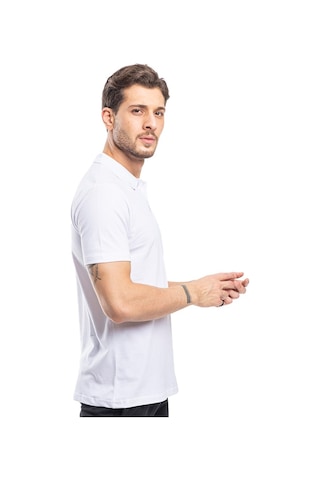 Slazenger SOHO I Erkek Polo Yaka Beyaz Tişört