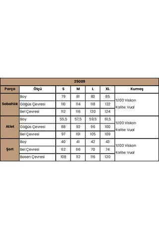 Monamise Kadın Çizgi Desenli Ve Dantelli 3'lü Alt Üst Takım 25009 Siyah