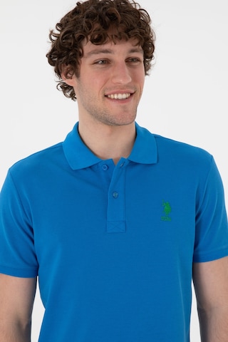 U.S. Polo Assn. Erkek Slim Fit Polo Yaka Kobalt Basic Tişört 50298041-VR077