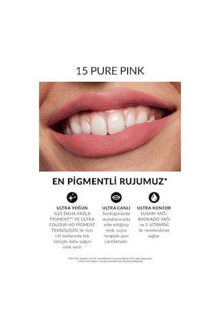 Avon Ultra Mat Ruj Pure Pink