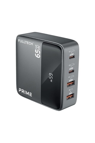Hızlı Şarj Cihazı, 65w Gan Hızlı Şarj Adaptörü, Güç Şeridi, 2x Type-c Girişi, 2x Usb Girişi, Tam Zamanlı 4 Bağlantı Noktası, Şarj Koruması, Akım Koruması, Yüksek Verimlilik 1.5 Metre