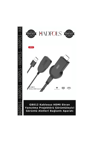 Gb012 Kablosuz Hdmı Ekran Yansıtma Projektörü Görüntüleyici Görüntü Aletleri Bağlantı Aparatı