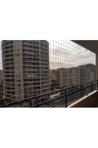 6mm Balkon Güvenlik Filesi 2x2,5 mt Çoçuk Güvenlik Filesi 10x10 c