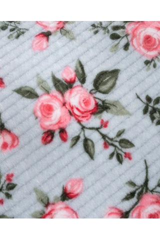 Diadora Wellsoft Fitilli Çiçekli Battaniye Pembe Güller Pembe Güllü