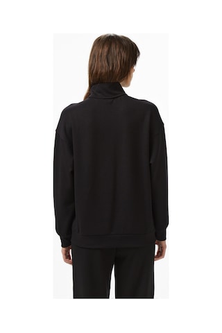 Nautica Kadın Siyah Regular Fit Sweatshirt Düz 57k605t Siyah