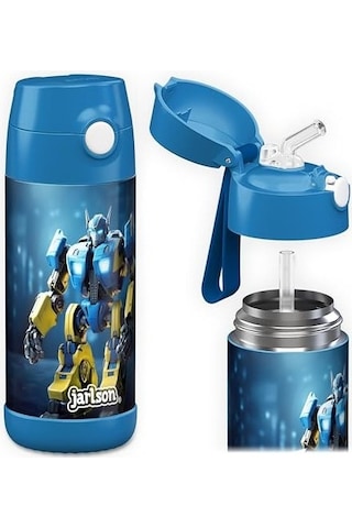 Çocuk Paslanmaz Çelik Hasır Su Şişesi 350ml Bpa Free Sızdırmaz Okul Ve Kreşler Için Yalıtımlı Su Şişesi 3ıf5fr Diğer