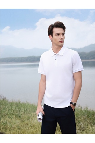 New Performance Premium Polo T-shirt %34,5 Polyester %31,2 Pamuk %30,8 Liyosel %3,5 Dut İpeği Beyaz