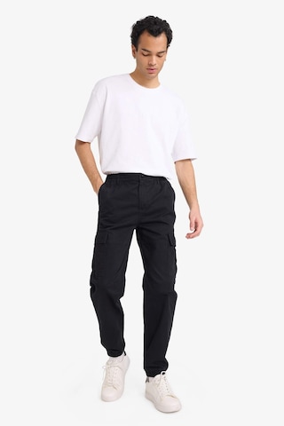 Defacto Regular Jogger Kargo Cepli Gabardin Pantolon C9163ax26spbk81 Siyah-bk81