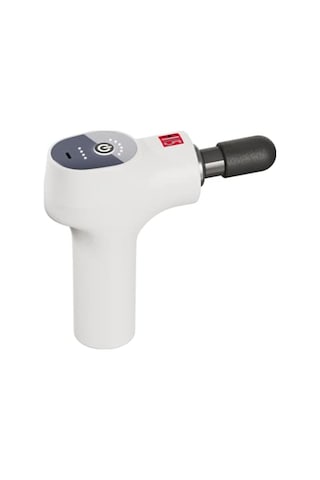 Hi5 Flathead Titreşim Masaj Aleti Masaj Tabancası Masaj Tabancası Kas Fasyası Doku Gevşetme Akıllı Işık Sistemi İle 6 Seviye Hız-6 Kafa Ekleri/beyaz/sert Kutu