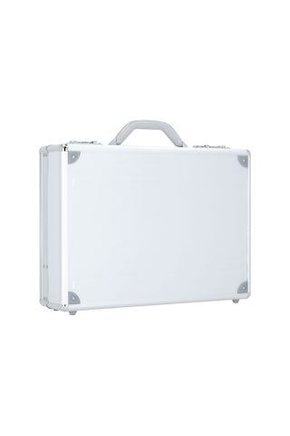 Alumaxx 46 Cm Alüminyum Laptop Bölmeli Evrak Çantası, Organizerli, Hafif Gri