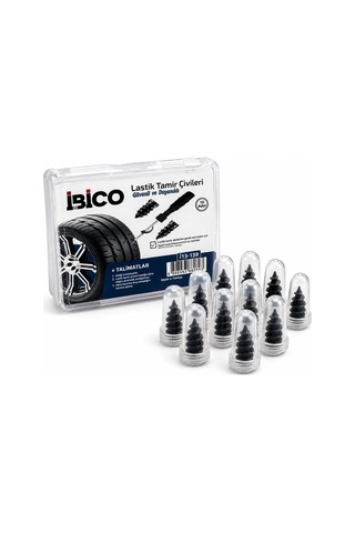 İbico İ13-139 Lastik Tamir Çivisi 10'lu - Şeffaf Plastik Kutulu- 20'li Paket
