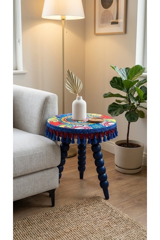 Solea Clover Azure Büyük Sehpa Sarı