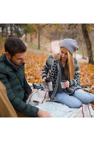 Geeroyoo Ti37 Saf Titanyum Kahve Ve Çay Bardağı, 300ml Kapasiteli, Hafif Ve Pratik Gri