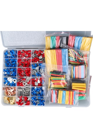 Amfi Montaj Ekipmanları - 678 Parça Özel Kutusunda - Makaron , Pabuç , İzoleli Terminal