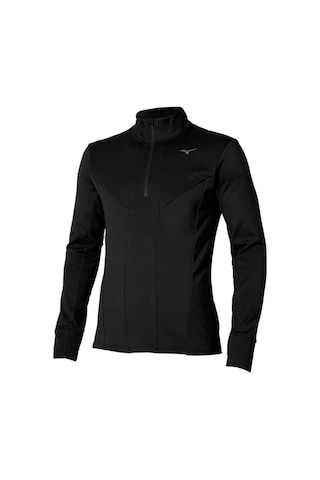 Mizuno Active Warm Erkek Yarım Fermuarlı Uzun Kollu Tişört Siyah Çok Renkli