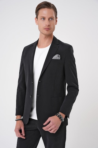Efor Slim Fit Torba Cep Spandex Karışımlı Casual Siyah Ceket C 714 Siyah
