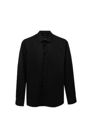 Cengiz İnler Standart Yaka Slim Fit Cepsiz Düz Erkek Gömlek 001