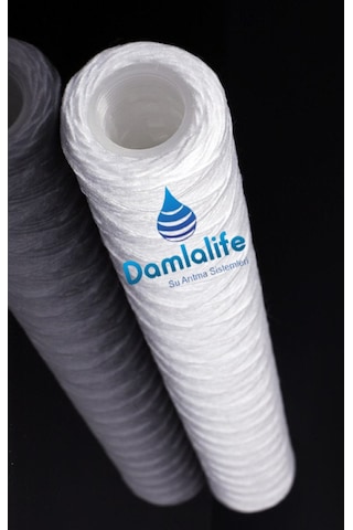 Damlalife 20" İnç İplik 1 Micron Sediment Sargı İp Tortu Filtre