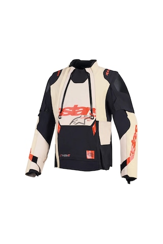Alpinestars Halo Pro Ds Korumalı Motosiklet Montu Krem Siyah