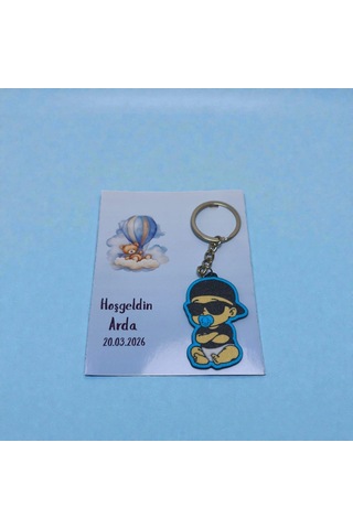 Yenidoğan Hediyelik -bebek Anahtarlık-20li