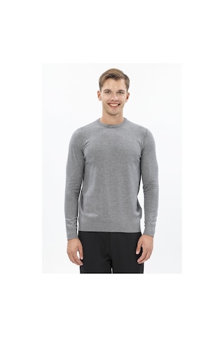 Erkek Düz Soft Touch Kazak 2522201101.coroyr Gri