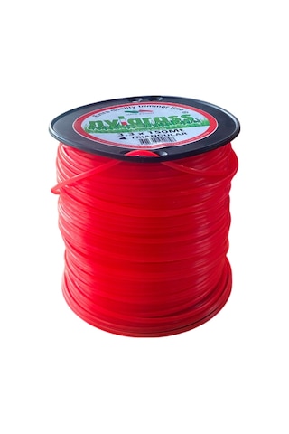 Nylgrass Misina 3.3mm 150 Mt 3 Köşe Kırmızı