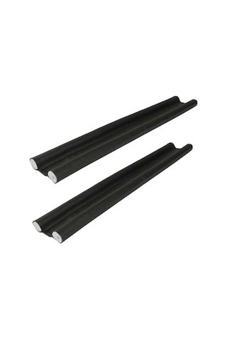 4 Adet Siyah Çift Taraflı Kapı Altı Toz Soğuk Ve Haşere Önleyici