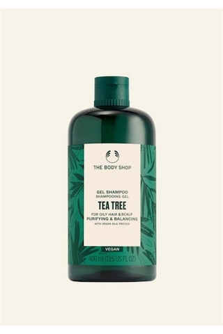 The Body Shop Çay Ağacı Tea Tree Yağlı Saçlara Özel Arındırıcı Ve Dengeleyici Jel Şampuan 400 Ml Yağlı