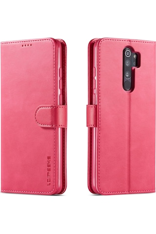 Xiaomi Redmi Note 8 Pro İçin Lc.ımeeke Pu Deri Şık Kapaklı Cüzdan Kılıf