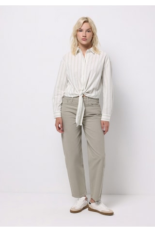 Colin's Colins Regular Fit Shirt Neck Çizgili Kadın Yeşil Uzun Kol Gömlek Cl1075566 Q1.v1 Sag Sage
