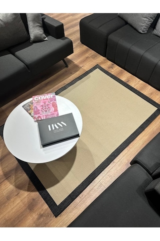 Hann Jüt Sisal Bej Siyah 9716 Bej Siyah