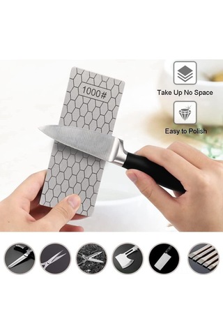 Tenfowee 4'lü Kareli Elmas Taşlama Tekerleği Seti - 400/600/1000/1200 Zımpara, Pabuçlama Ve Parlatma İ&ccedil İn - Hafif Ve Kompakt Yapı