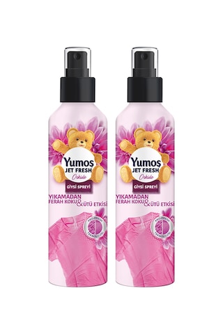 Yumoş Jet Fresh Giysi Spreyi Orkide 2 x 200 ML