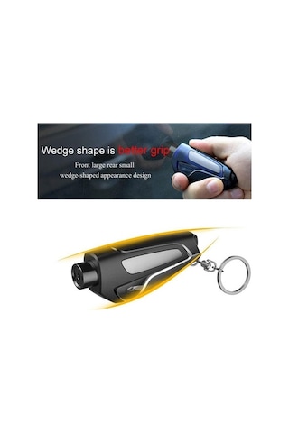 Novahub Araba Acil Kaçış Anahtarı, Pencere Cam Kırıcı, Güvenlik Kurtarma Aracı, 3-in-1 Kurtarma Seti