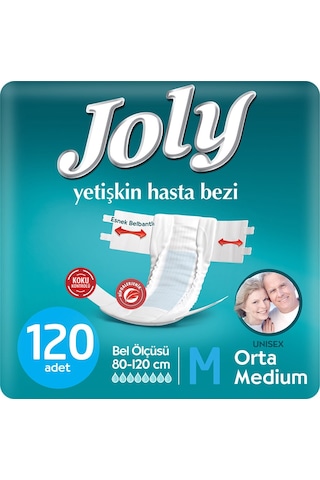 Joly Yetişkin Bezi M 120 Adet