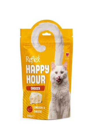 Reflex Happy Hour Seçici Kedi Peynirli Tavuklu Kedi Ödülü 60 G