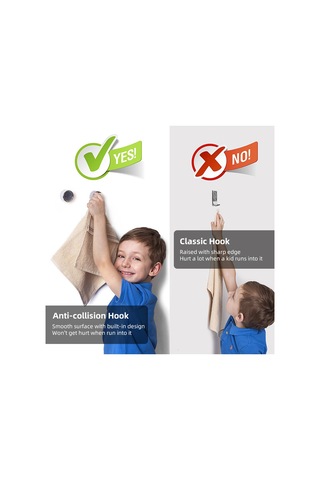 Ximistore9 3'lü Yuvarlak Abs Duvar Takımı - İz Olmadan Yapıştırıcı, Çocuk Dost, Banyo/mutfak Kullanıma Uygun Gümüş