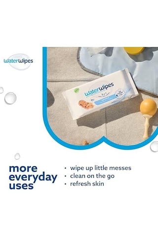 Waterwipes Yeni Doğan & Hassas Cilt İçin 240 Yaprak Bebek Islak Mendili 4 X 60 Adet