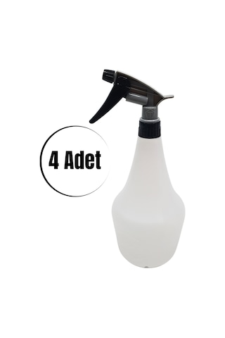Boş Sprey Şisesi- Gri Sıvı Püskürtme Sprey Şişesi 4 Adet