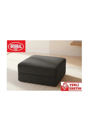 Herev 180x180 Cm 50 Dns Modüler Köşe Koltuk Fitilli Kadife Kumaş, Yatak Olabilen, Modern Tasarım Şark Köşe Füme