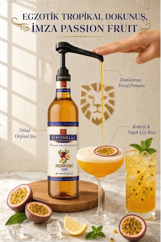 Simonelli Kahve Şurubu | Çarkıfelek | 70 CL | + Pompa