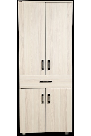 Çok Amaçlı Dolap Hard Model Parlak Carden Suntalem 4raf 1çekmece 180 Cm El Yapı Ahşap