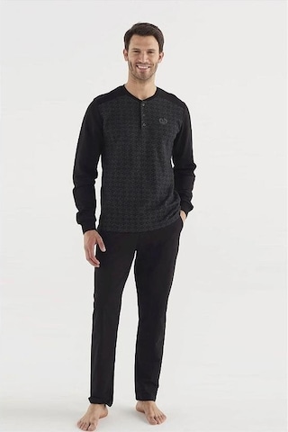 Mod 3756 Erkek Patlı Pijama Takım 001