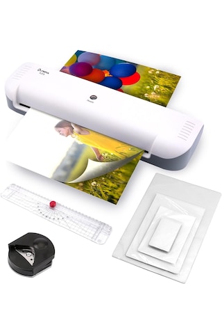 A 210 Set 4 İn 1 Trend Laminasyon Makinesi Ve 15 Adet Pvc Film