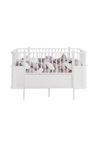 Mdf Beşik, Beyaz Dünya Büyüyen Beşik 80x130 - Beyaz Dünya Karyola 80x190