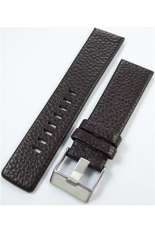 24Mm Koyu Kahverengi Deri Saat Kayışı Diesel Model Saat Kordonu