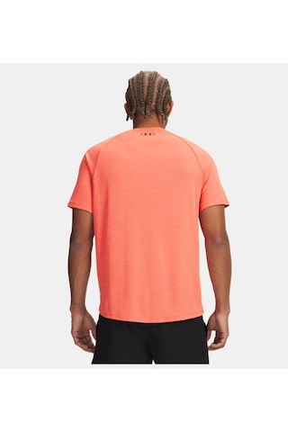 Under Armour Tech Textured Ss Erkek T-shirt 1382796-690 Kırmızı